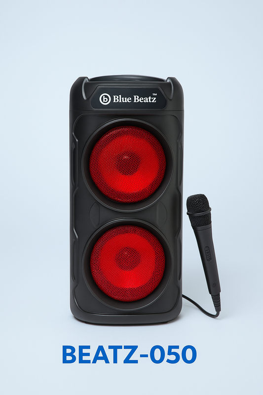 Blue Beatz Wireless Speaker – BEATZ Series (050/060/070) | LED, FM, Multi-Mode