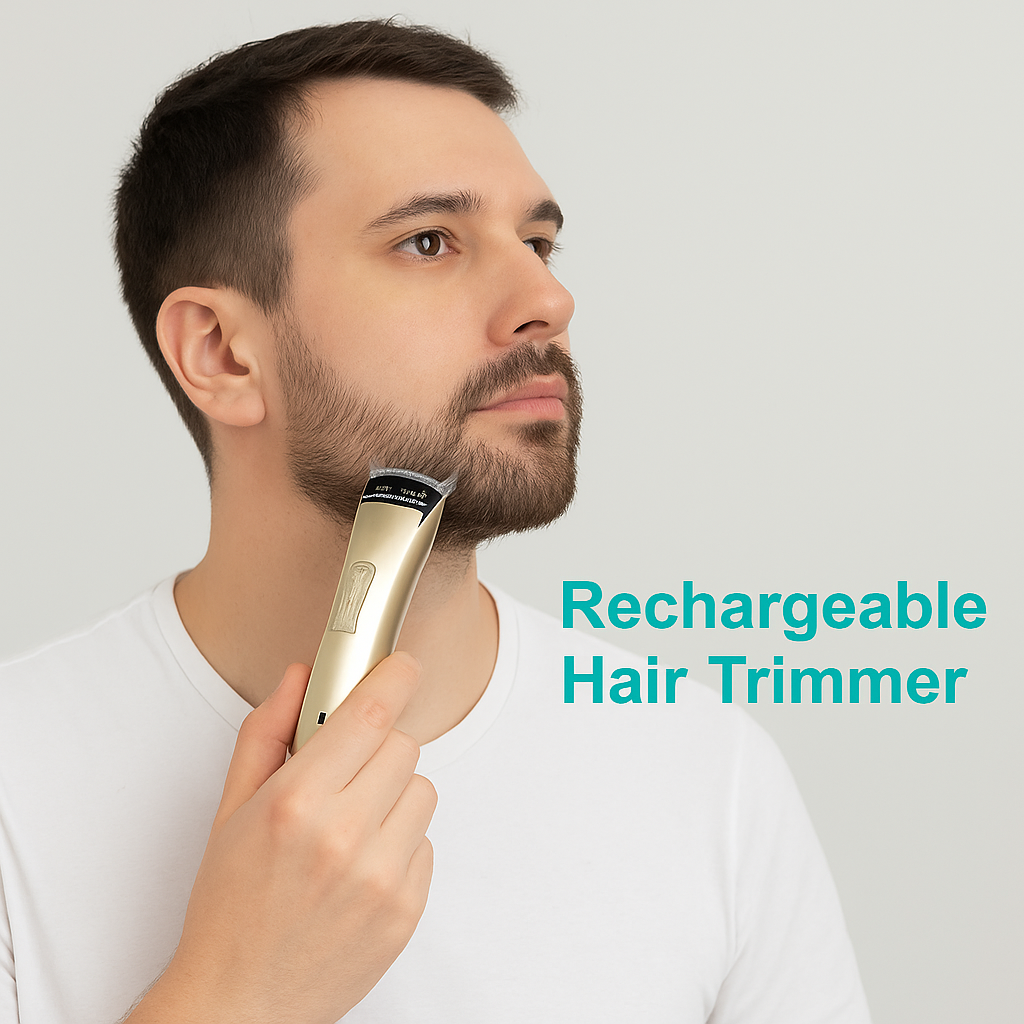 Rock Light RL-TM9072 Hair Trimmer - Golden Blade, 1000mAh